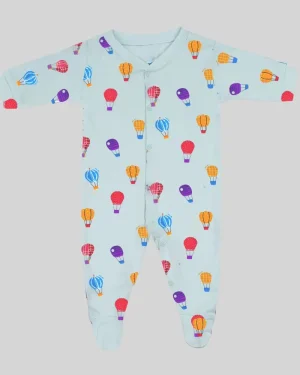 Hot Air Balloon Print Baby Onesie