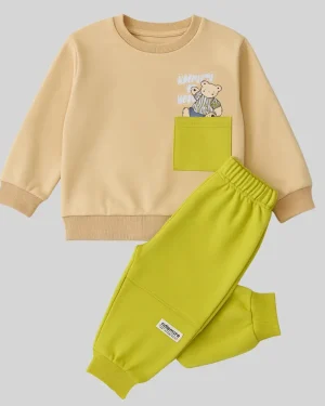 "Teddy Print Co-ord Set"