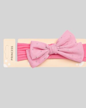 Bow Hairband – Light Pink
