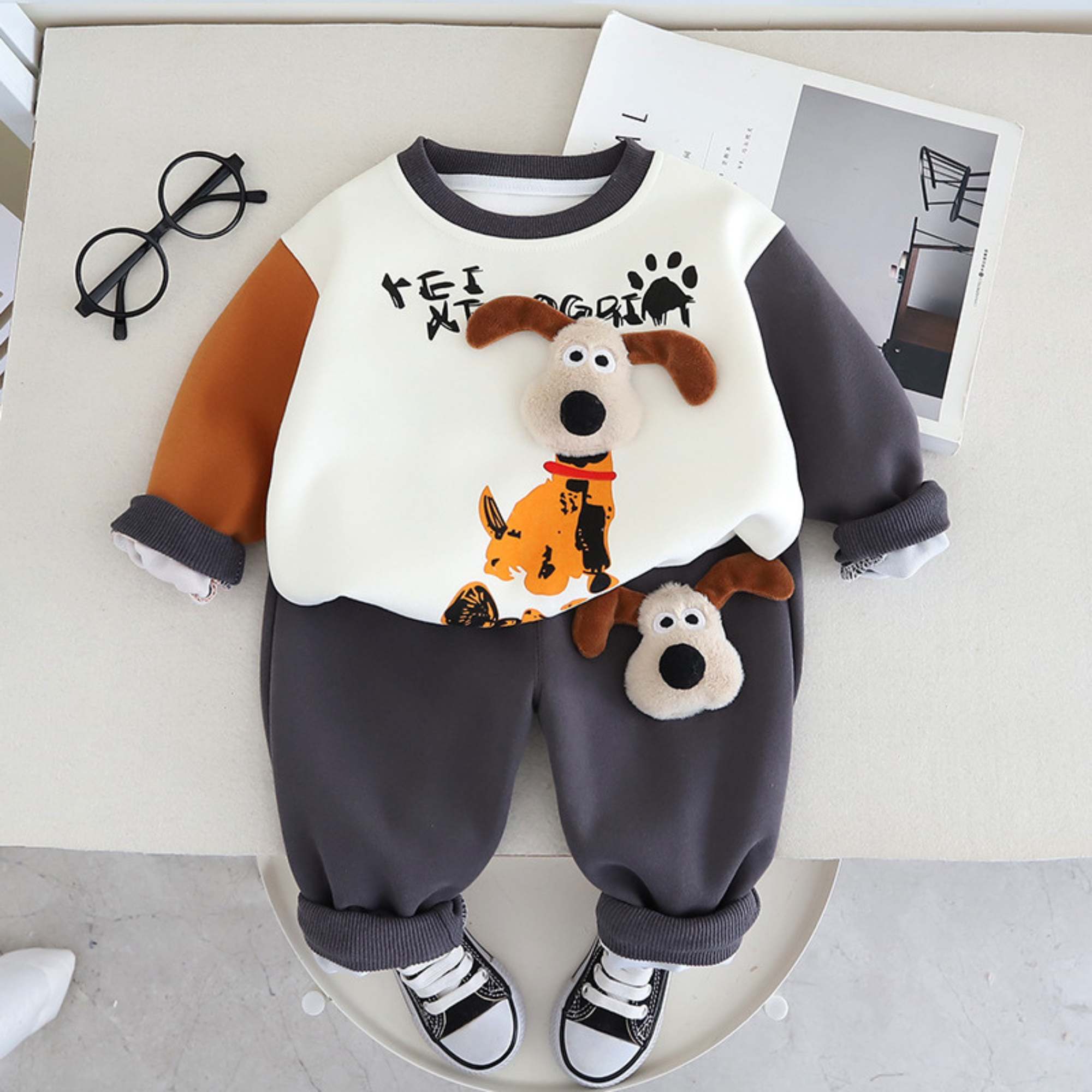 Blend Dog Patch Boys Co-ord Set