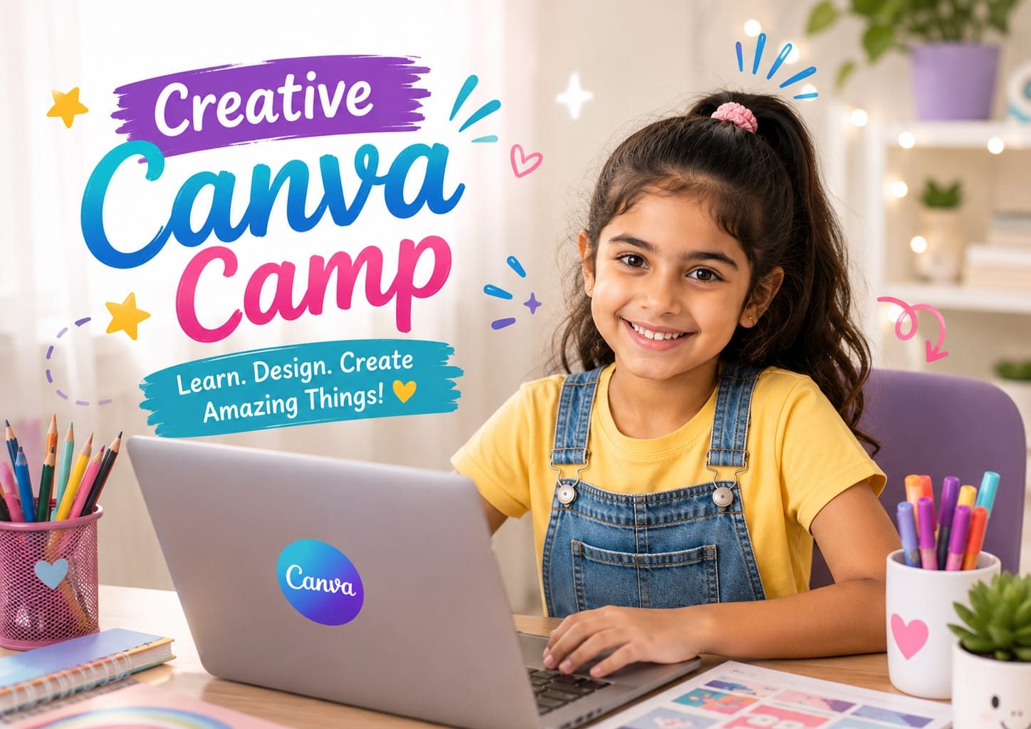 Teddy Tales Creative Canva Camp (For Ages 9–16 Years)